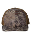 Richardson 112P Printed Trucker Cap - Kryptek Highlander - Buck - front