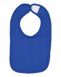 Rabbit Skins 1005 Infant Premium Jersey Bib - Royal - front