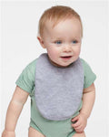 Rabbit Skins 1005 Infant Premium Jersey Bib - Heather - model front