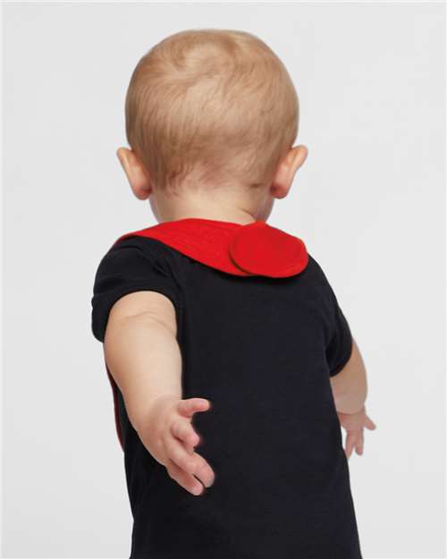 Rabbit Skins 1005 Infant Premium Jersey Bib - Red - model back
