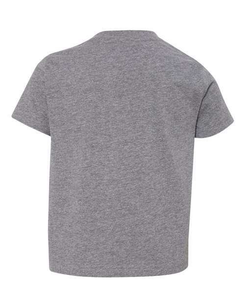 Rabbit Skins 3321 Toddler Fine Jersey Tee - Granite Heather - back