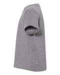 Rabbit Skins 3321 Toddler Fine Jersey Tee - Granite Heather - side