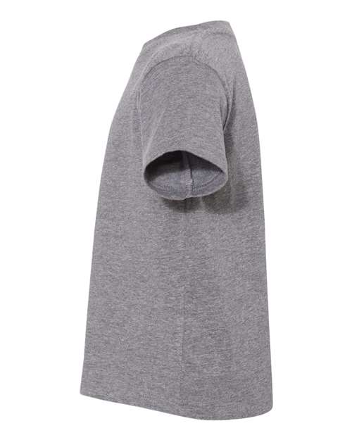 Rabbit Skins 3321 Toddler Fine Jersey Tee - Granite Heather - side