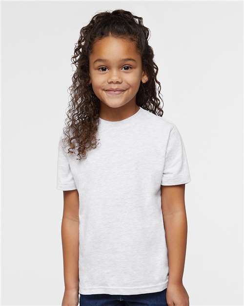 Rabbit Skins 3321 Toddler Fine Jersey Tee - Ash - model front