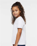 Rabbit Skins 3321 Toddler Fine Jersey Tee - Ash - model side