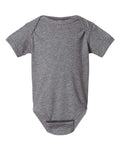 Rabbit Skins 4424 Infant Fine Jersey Bodysuit - Granite Heather - front