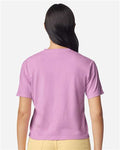 Comfort Colors 3023CL Women's Garment-Dyed Heavyweight Boxy T-Shirt - Rose Quartz - model back