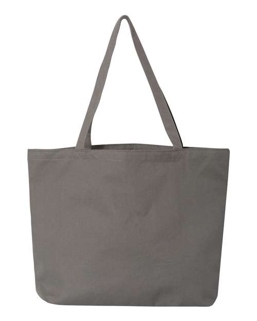 Liberty Bags 8507 Seaside Pigment-Dyed Large Tote - Grey - back