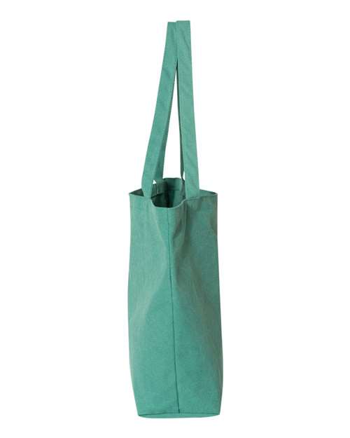 Liberty Bags 8507 Seaside Pigment-Dyed Large Tote - Seafoam Green - side