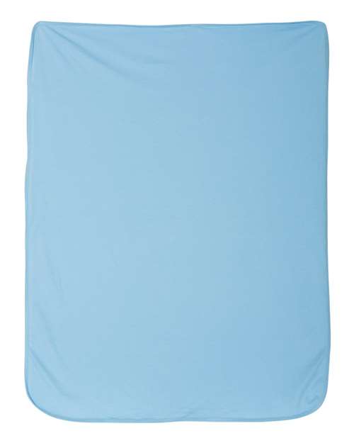 Rabbit Skins 1110 Premium Jersey Infant Blanket - Light Blue - front