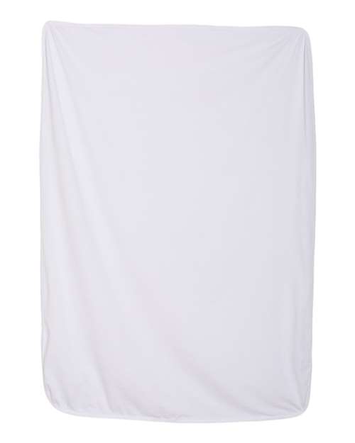 Rabbit Skins 1110 Premium Jersey Infant Blanket - White - front