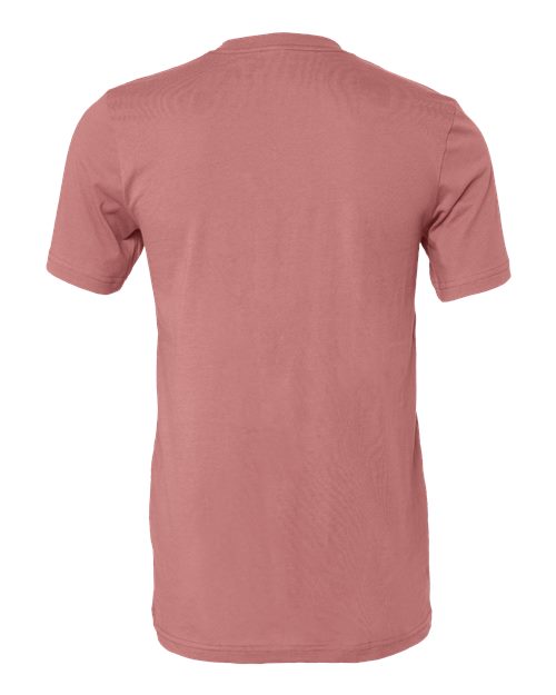 Bella+Canvas 3001 Unisex Jersey Short Sleeve Tee - Mauve - back