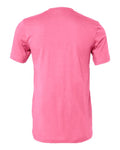 Bella+Canvas 3001 Unisex Jersey Short Sleeve Tee - Charity Pink - back
