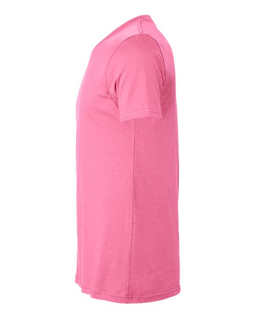 Bella+Canvas 3001 Unisex Jersey Short Sleeve Tee - Charity Pink - side
