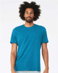 Bella+Canvas 3001 Unisex Jersey Short Sleeve Tee - Electric Blue - model front