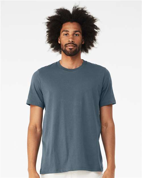 Bella+Canvas BC3001 Unisex Jersey Short Sleeve Tee - Slate - model front