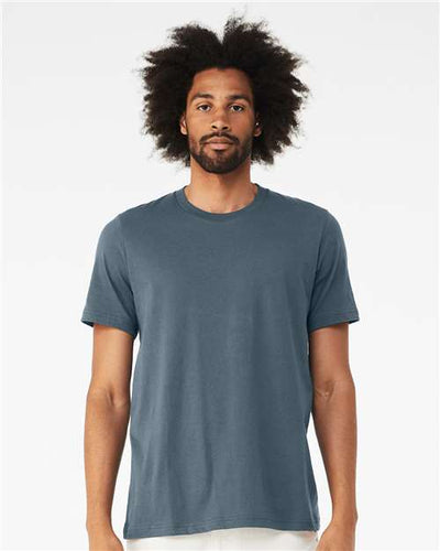 Bella+Canvas BC3001 Unisex Jersey Short Sleeve Tee - Slate - model front