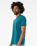 Bella+Canvas 3001 Unisex Jersey Short Sleeve Tee - Marine - model side