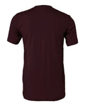 Bella+Canvas 3001 Unisex Jersey Short Sleeve Tee - Oxblood Black - back
