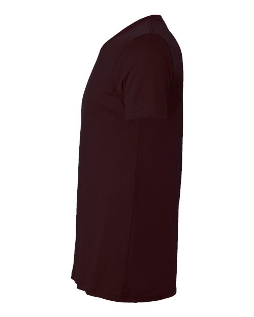Bella+Canvas 3001 Unisex Jersey Short Sleeve Tee - Oxblood Black - side