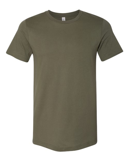 Bella+Canvas 3001 Unisex Jersey Short Sleeve Tee - Military Green - front