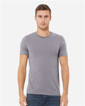 Bella+Canvas BC3413 Unisex Triblend Short Sleeve Tee - Storm Triblend - model front
