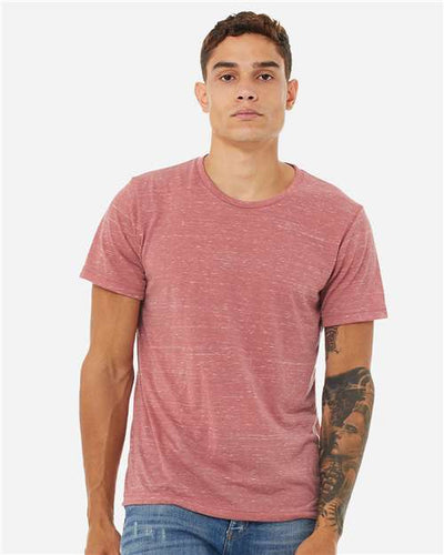 BELLA + CANVAS 3650 Unisex Texture Tee - Mauve Marble - model front