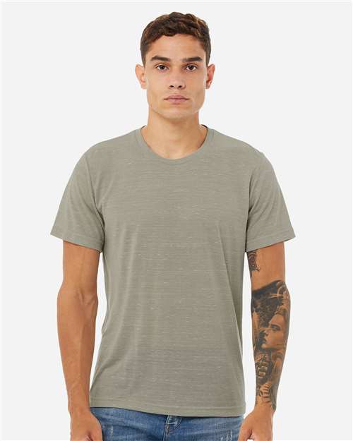 BELLA + CANVAS 3650 Unisex Texture Tee - Stone Marble - model front