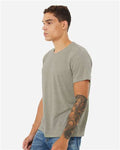 BELLA + CANVAS 3650 Unisex Texture Tee - Stone Marble - model side