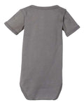 BELLA + CANVAS 100B Infant Jersey One Piece - Asphalt - back