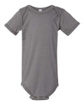 BELLA + CANVAS 100B Infant Jersey One Piece - Asphalt - front