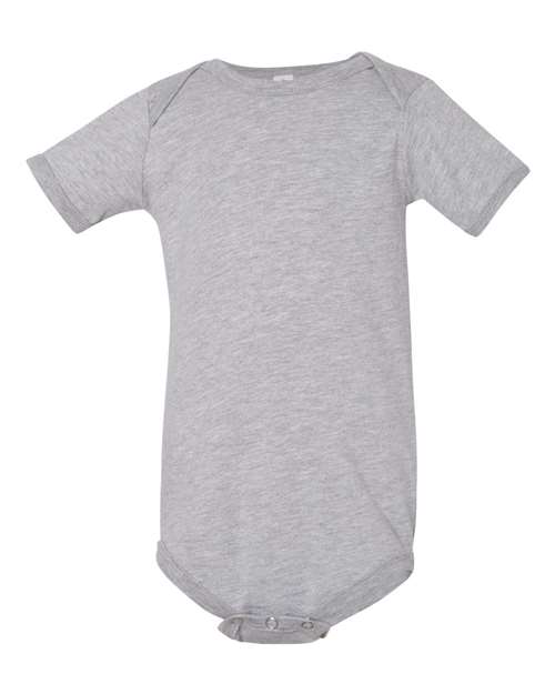 BELLA + CANVAS 100B Infant Jersey One Piece - Athletic Heather - front