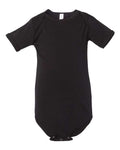 BELLA + CANVAS 100B Infant Jersey One Piece - Black - front