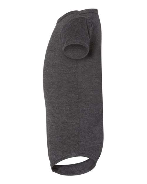 BELLA + CANVAS 100B Infant Jersey One Piece - Dark Grey Heather - side