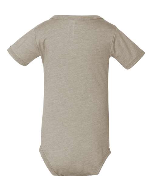 BELLA + CANVAS 100B Infant Jersey One Piece - Heather Stone - back
