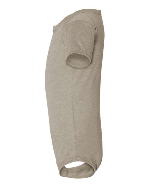 BELLA + CANVAS 100B Infant Jersey One Piece - Heather Stone - side