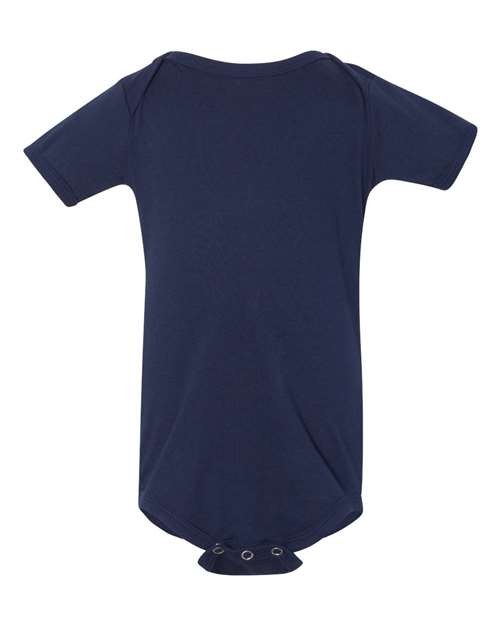 BELLA + CANVAS 100B Infant Jersey One Piece - Navy - front