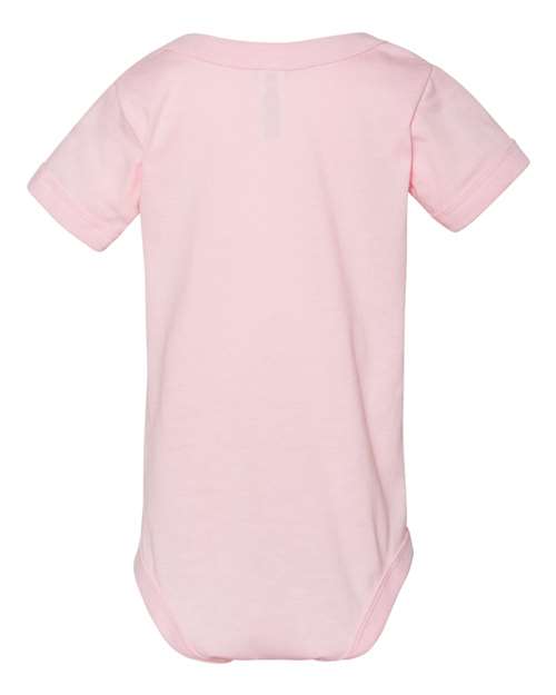 BELLA + CANVAS 100B Infant Jersey One Piece - Pink - back
