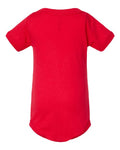 BELLA + CANVAS 100B Infant Jersey One Piece - Red - back