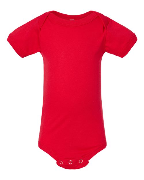 BELLA + CANVAS 100B Infant Jersey One Piece - Red - front