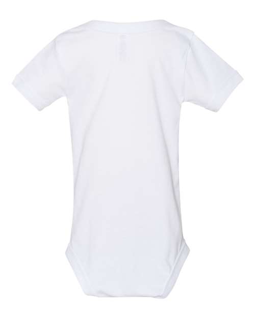 BELLA + CANVAS 100B Infant Jersey One Piece - White - back