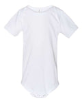 BELLA + CANVAS 100B Infant Jersey One Piece - White - front