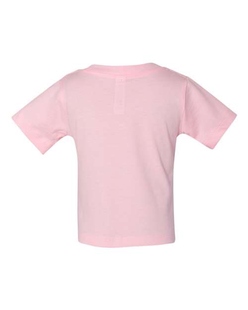 BELLA + CANVAS 3001B Infant Jersey Tee - Pink - back