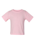 BELLA + CANVAS 3001B Infant Jersey Tee - Pink - front