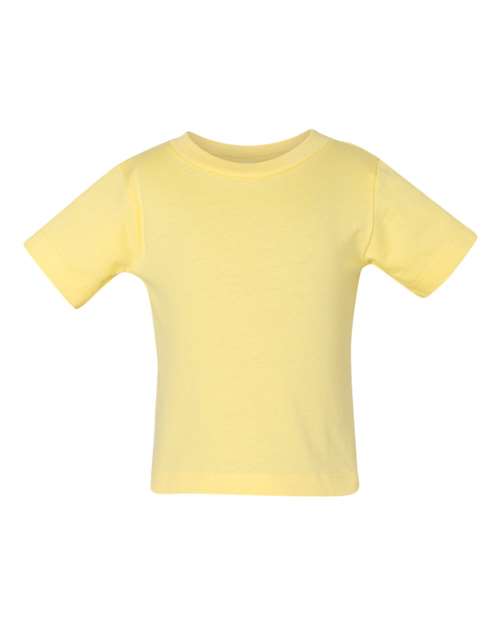 BELLA + CANVAS 3001B Infant Jersey Tee - Yellow - front