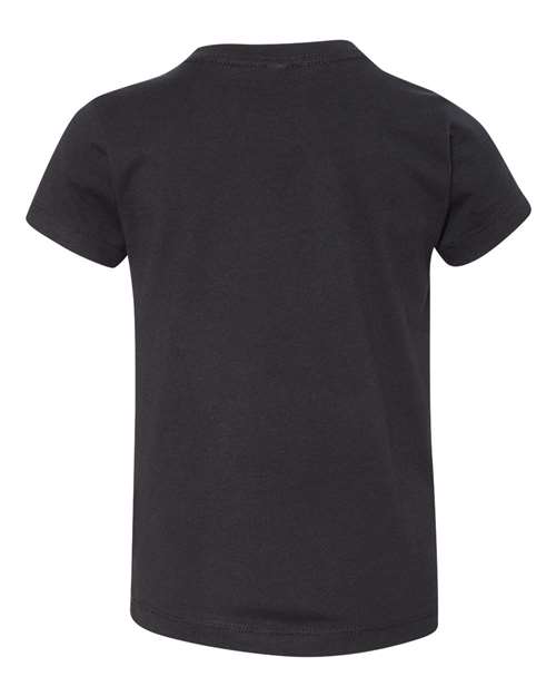 BELLA + CANVAS 3001T Toddler Jersey Tee - Black - back