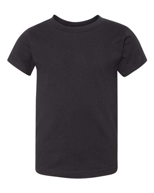 BELLA + CANVAS 3001T Toddler Jersey Tee - Black - front