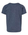 BELLA + CANVAS 3001T Toddler Jersey Tee - Heather Navy - back
