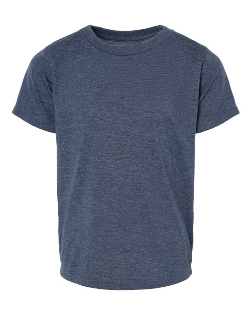 BELLA + CANVAS 3001T Toddler Jersey Tee - Heather Navy - front