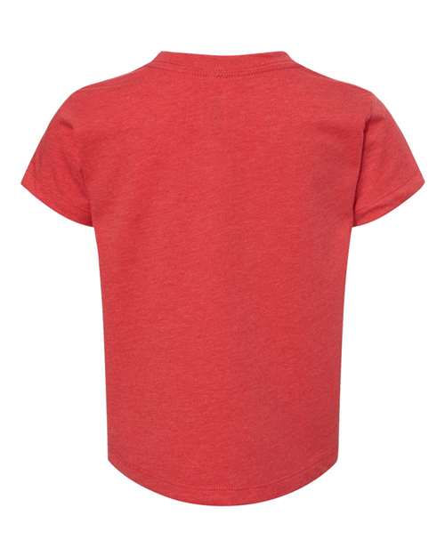 BELLA + CANVAS 3001T Toddler Jersey Tee - Heather Red - back